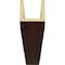 Ekena Millwork 3-Sided (U-beam) Hand Hewn Endurathane Faux Wood Ceiling Beam, Premium Cherry, 8"W x 8"H  x 20'L BMHH3C0080X080X240ZY - alternate 2